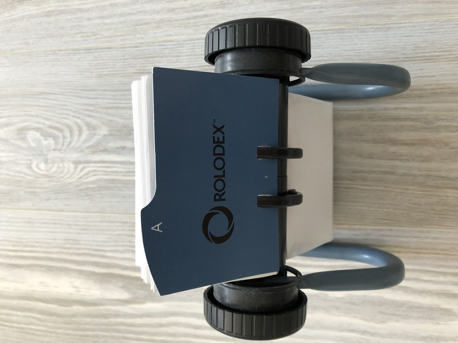 Index business card holder