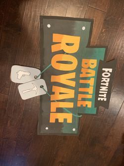 Fortnite piñata and cutouts