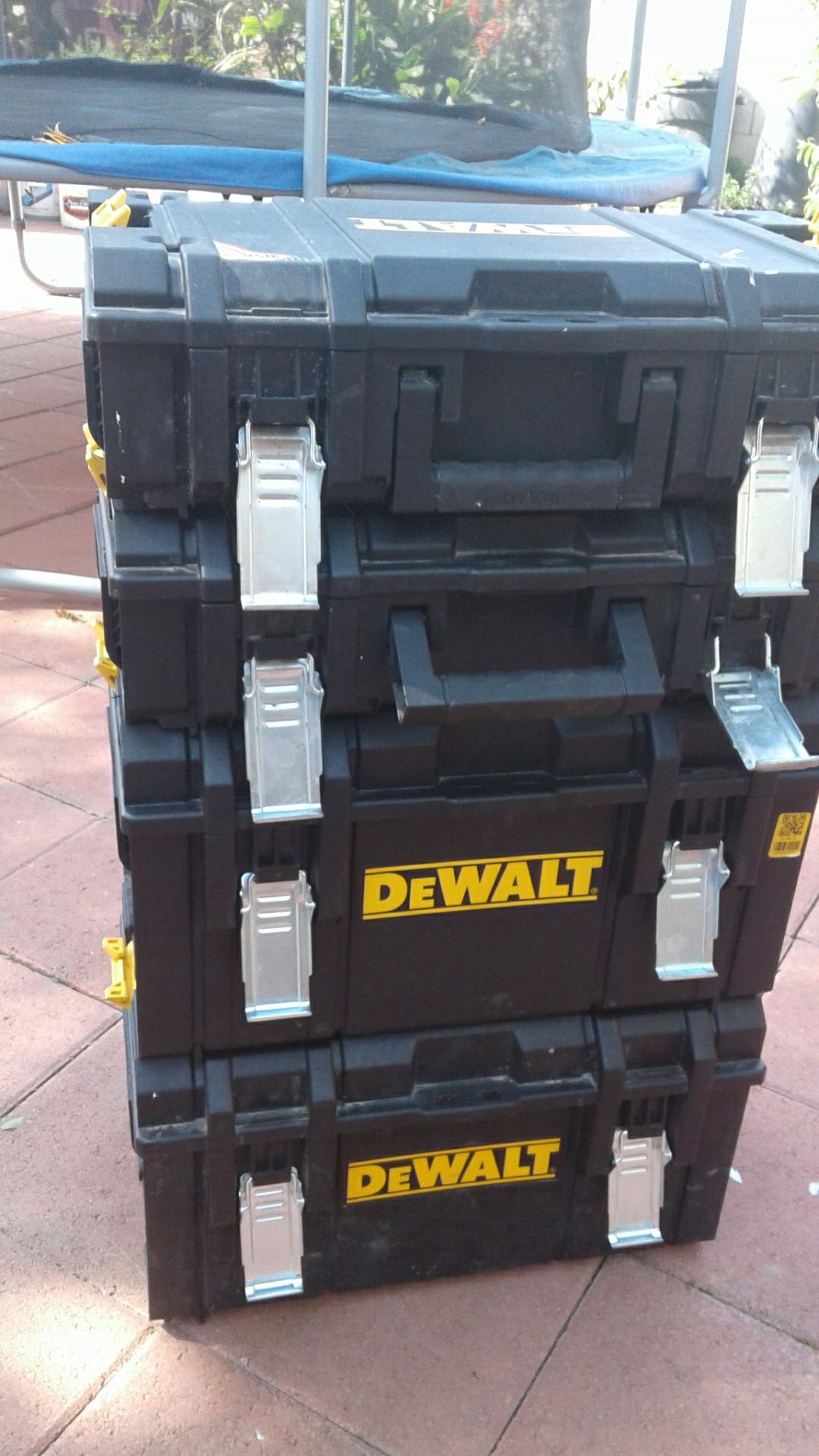 4 DeWalt TOOL Boxes