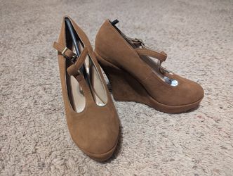 Suede Wedges