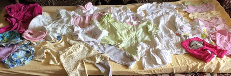 Baby girl 0 to 6 months clothes