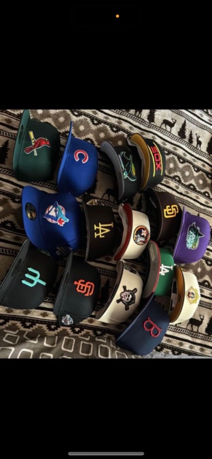 MLB fitted hats