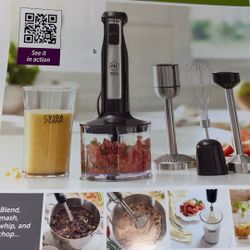 Princess House 4-1 Immersion Blender 