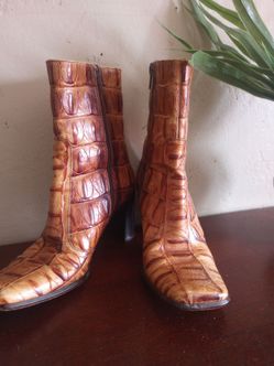 Via Spiga made in Italy croc boots