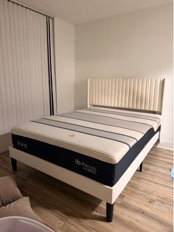 Bed and frame