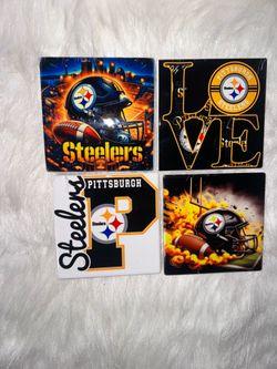 Steelers coasters