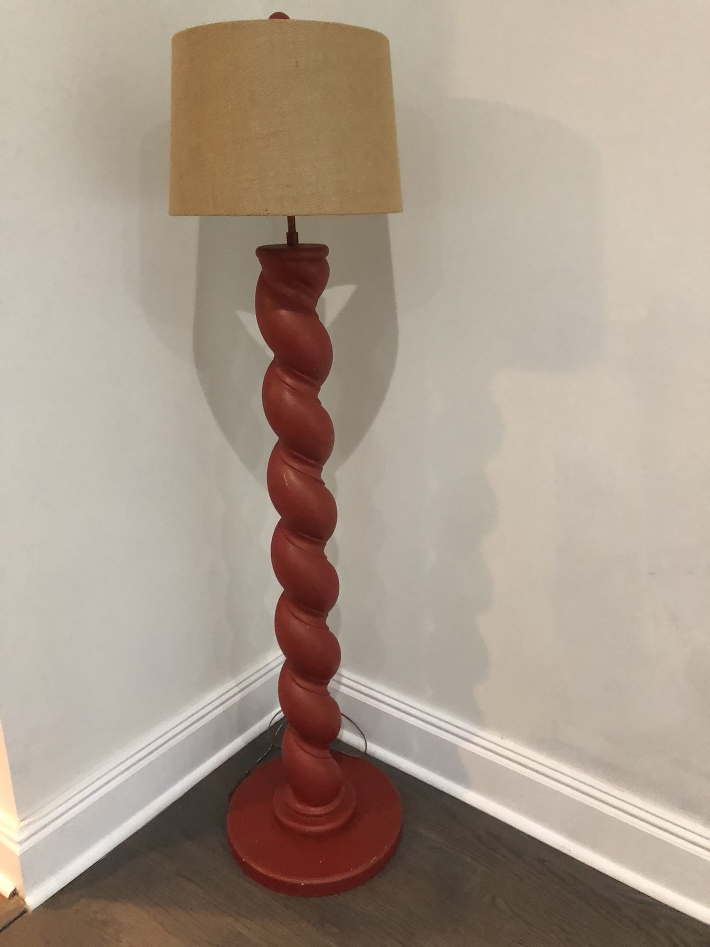 Solid Wood Floor Lamp