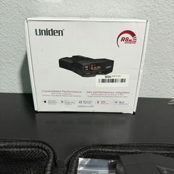 Uniden R8W (New Model) Extreme Long Range Laser/Radar Detector, 360° Awareness, Directional Arrows, Wi-Fi, Bluetooth, GPS, Real-Time Voice Alerts, Red
