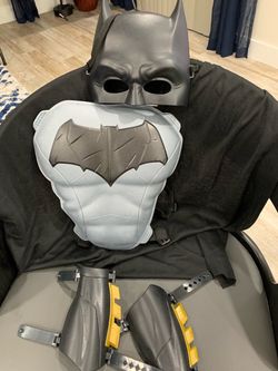 Batman Costume Set with Mask and Armor (4-7 years approx)