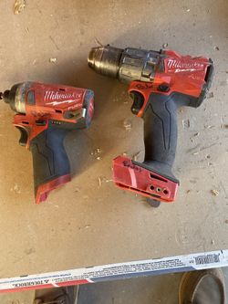 Milwaukee M18 Fuel Hammer Drill And M12 Fuel Impact… Tools Only! 