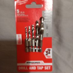Milwaukee 5pc Drill & Tap Set @ Home Depot