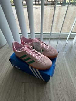 Adidas Gazelle Pink Suede Sneakers
