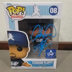 Funko POP Signed Autographed Gabriel Iglesias Blue Stadium Fluffy