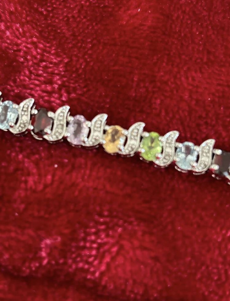 Sterling Silver Tennis Bracelet