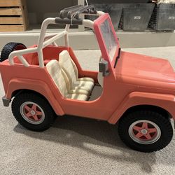American Girl Doll Jeep
