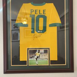 Autographed Pele Jersey With COA