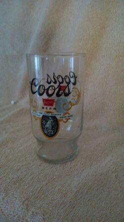 Vintage Coors Beer Glass