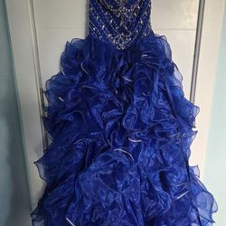 Dress for a 15th or 16th birthday party.