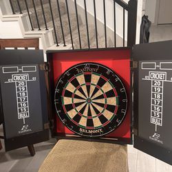 Cabinet Dart board With Accessories 
