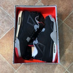 Jordan 4 Bred 2019 Size 12 Men Used Og Box