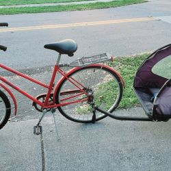 Bicycle with Car to Delivery. Bicicleta Para Pasera Al Perrito 