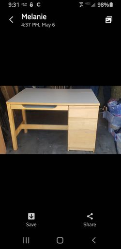 Free Solid Wood Desk
