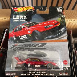 Hot Wheels Mountain Drifters LB-ER34 Super Silhouette Nissan Skyline 4/5