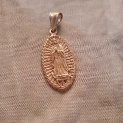 Medalla de la virgen de Guadalupe, Plata 925