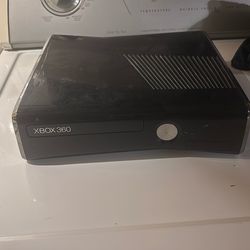 Xbox 360 With Controllers And A Bunch Of Games