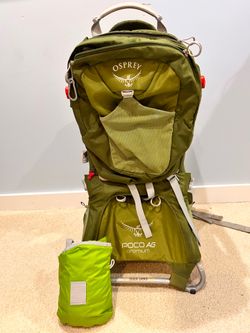 Osprey Poco AG Premium backpack child carrier & Osprey Poco AG Raincover