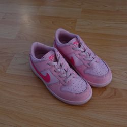 Nike Dunk Pink sneaker little kids 10c