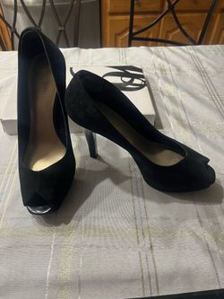 Nine West open toe heels