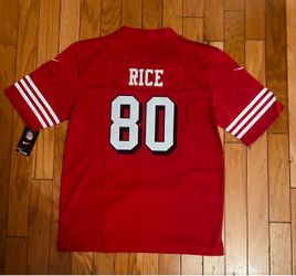 Red San Francisco 49ers Jerry rice jersey