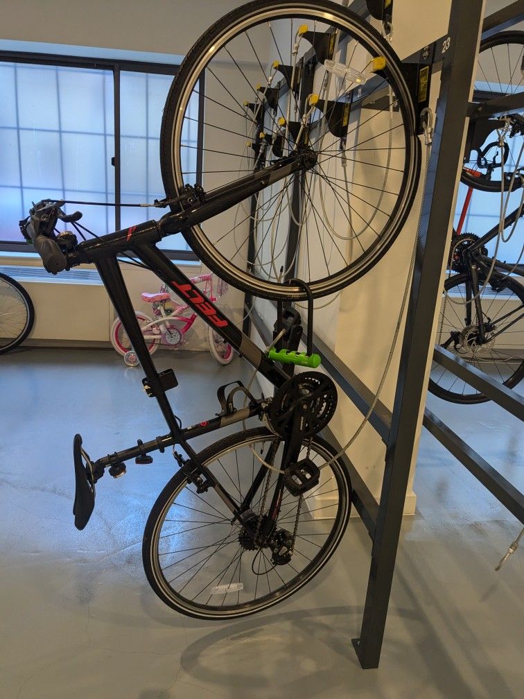 5 Speed Black Felt Mountain Bike