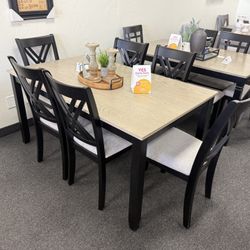 Dining Table With 6 Chairs 