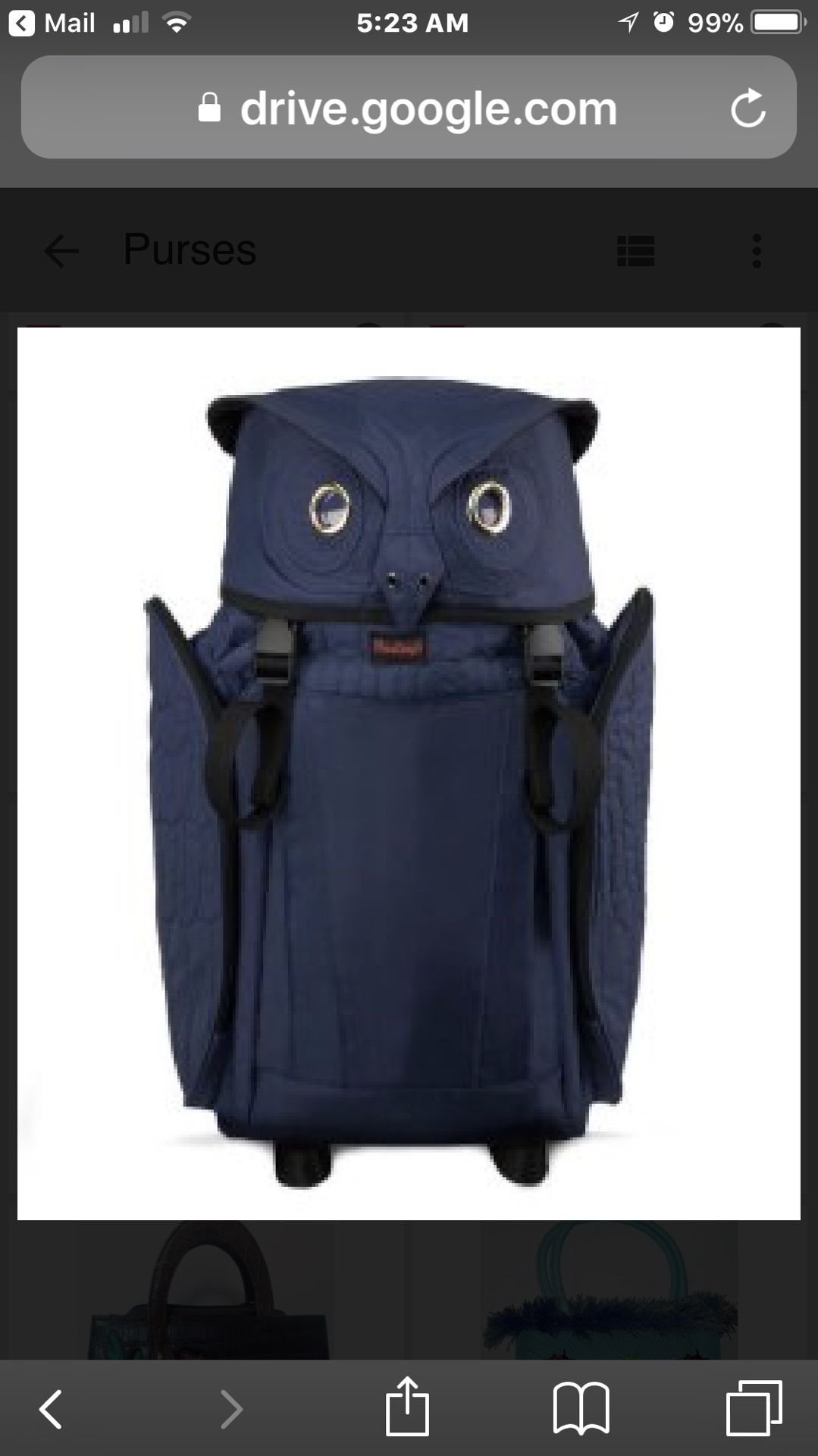 Owl backpack new