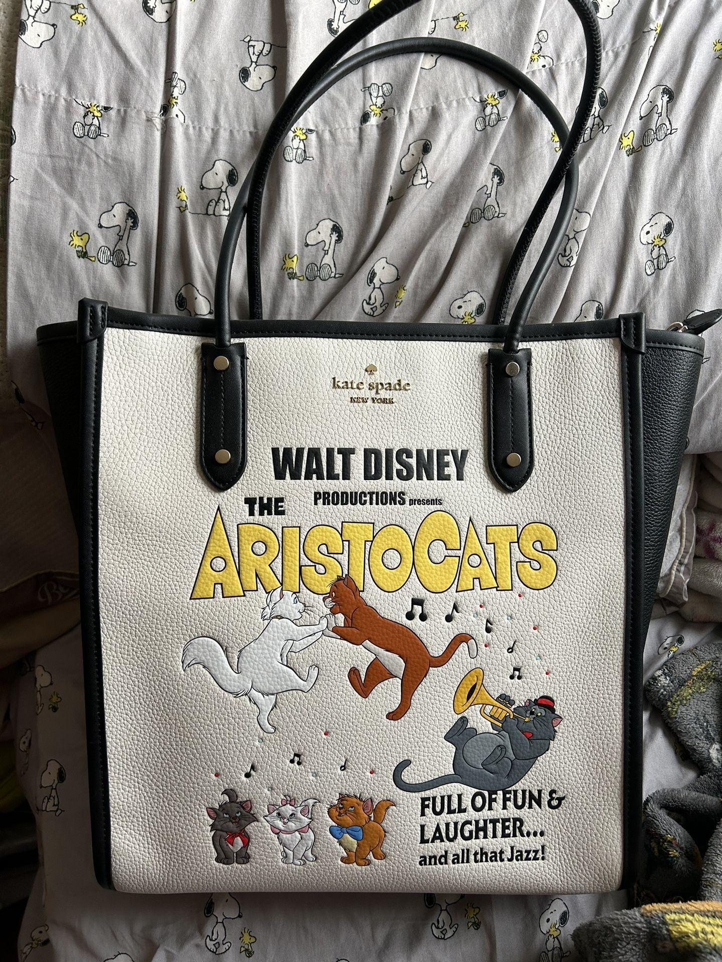NWT Kate Spade aristocats Cat Tote