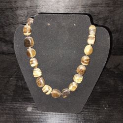 Handmade TIGER'S EYE necklace 