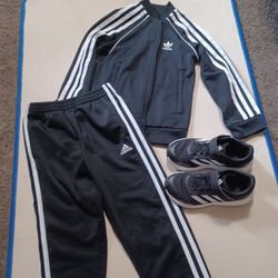Boys Adidias Shoes/Outfit $20