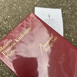 (With Receipt) Madison Francis Paris Baccarat rouge 540 Cologne
