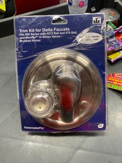 Trim kit for delta faucets