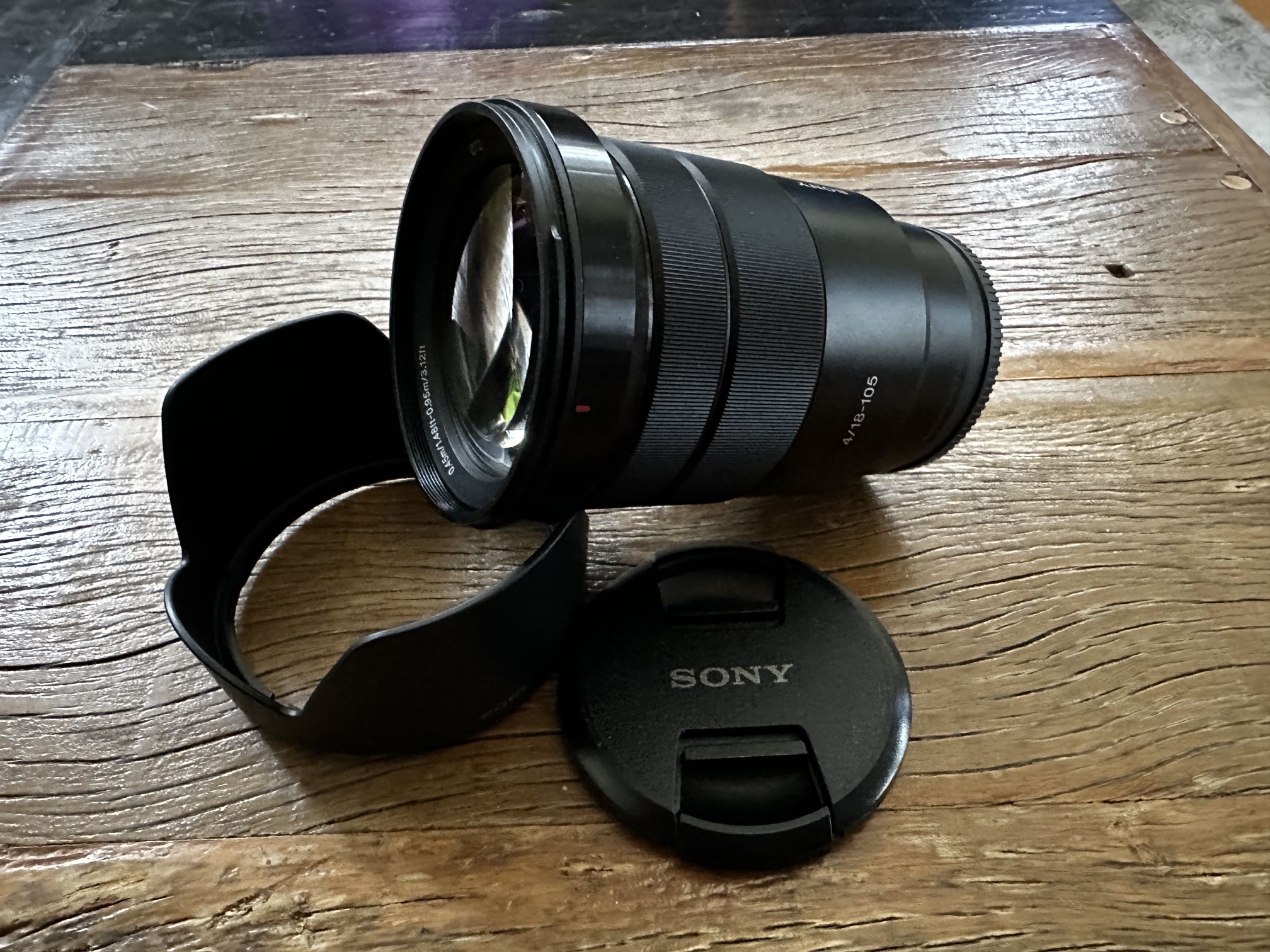 Sony G-Series E PZ 18-105mm f/4 G OSS Lens SELP18105G E mount