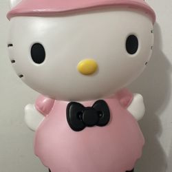 Hello Kitty Halloween Pink Witch Light-Up Blowmold Yard Decor