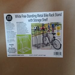  Bike Rack With Storage/Metal