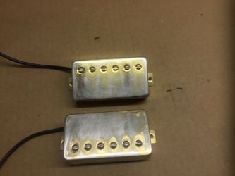 aged guitar pickups
