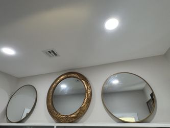 Three Gold Mirrors 