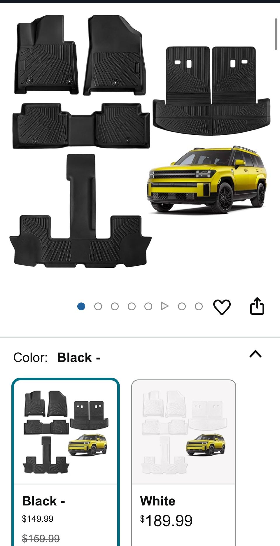 Floor Mats for Hyundai Sante Fe