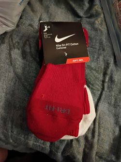 Men's Nike Dri-fit cotton cushioned crew socks