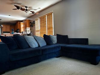 Beautiful blue sectional