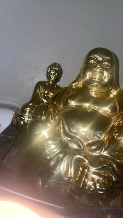 Golden Laughing Buddha